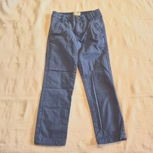 Mini Boden boys size 5 years blue adjustable waist pants, Guc for fade